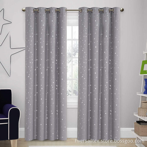 Twinkle Stars Printed Curtains for Boys Girls